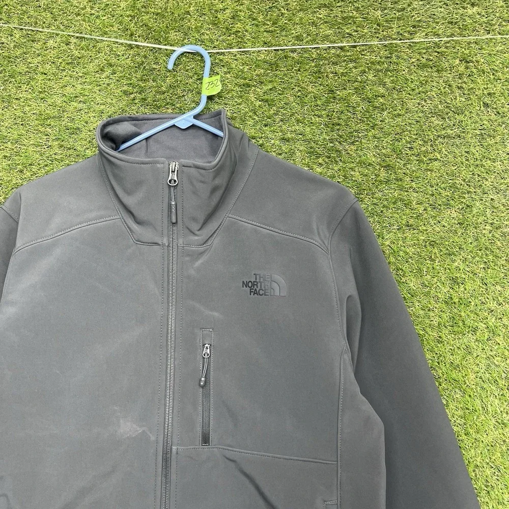 North Face Apex Risor Jacket Mens Small Standard Fit Zip Up Gray Outdoors NWT